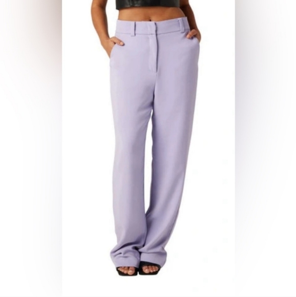 NWT LITA by Ciara x REVOLVE High Waist Trouser Pant in Purple Violet Tulip - Picture 13 of 14